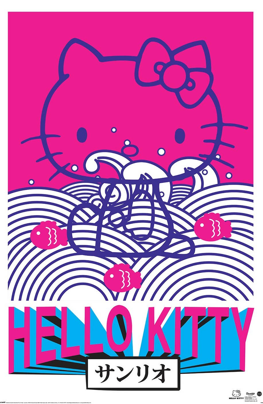 Posters Wholesale - Kitty Tokyo 24X36: Cardboard Back & ClearBag