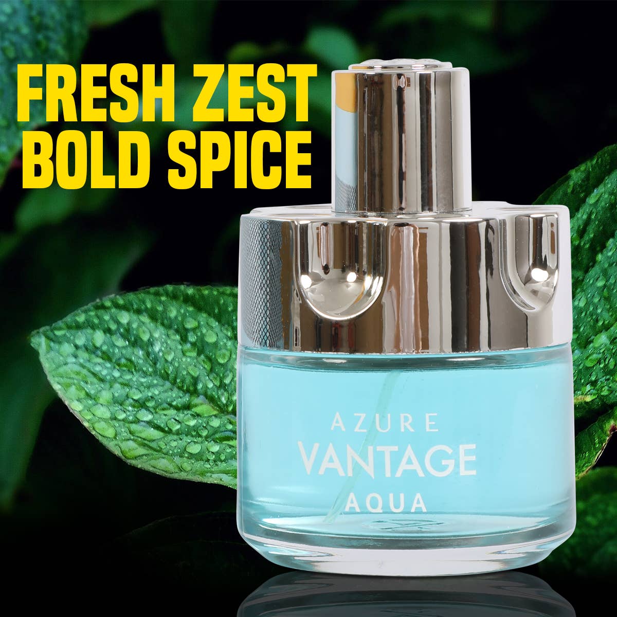 MYS Wholesale Inc - Azure Vantage Aqua Spray Cologne Eau De Parfum For Men