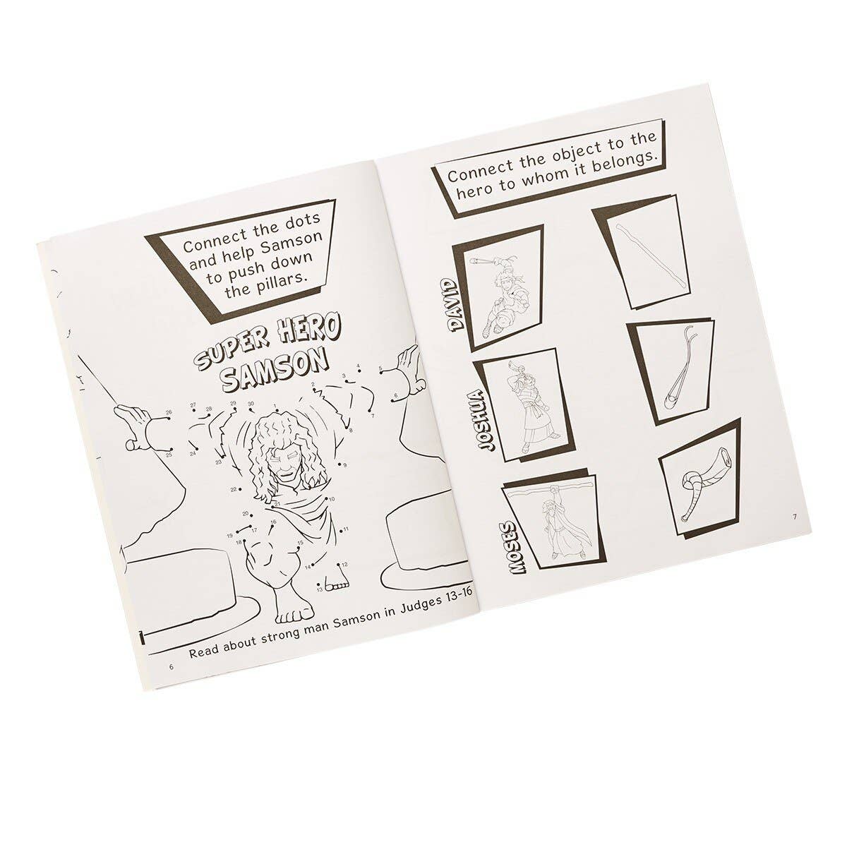Christian Art Gifts - Kid Book Super Heroes Activity Book Softcover