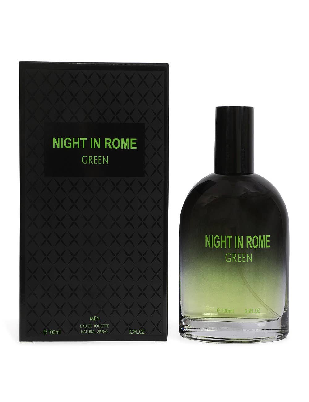 MYS Wholesale Inc - Night In Rome Green Spray Cologne Eau De Toilette for Men