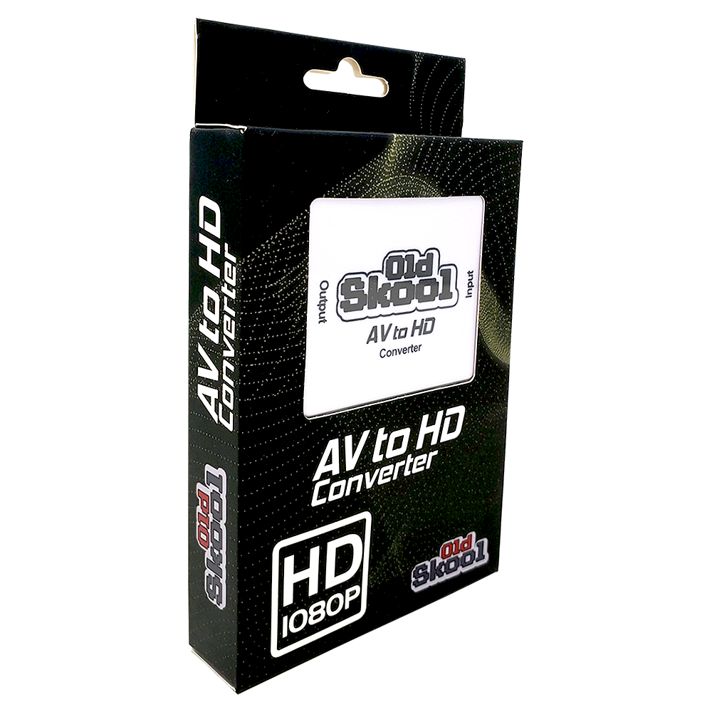 Old Skool - AVtoHDMI Converter: White