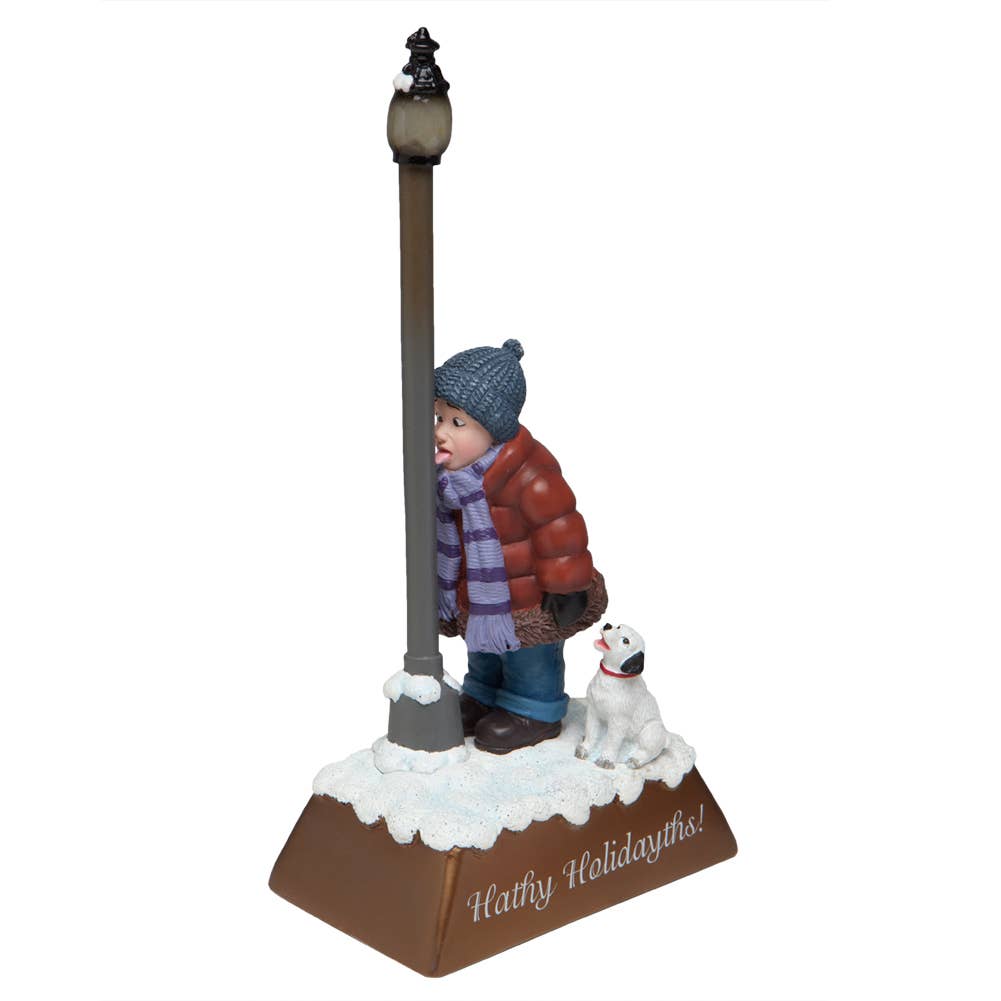 Official Store - Winter Pole "Hathy Holidayths" Lighted Figurine: OS