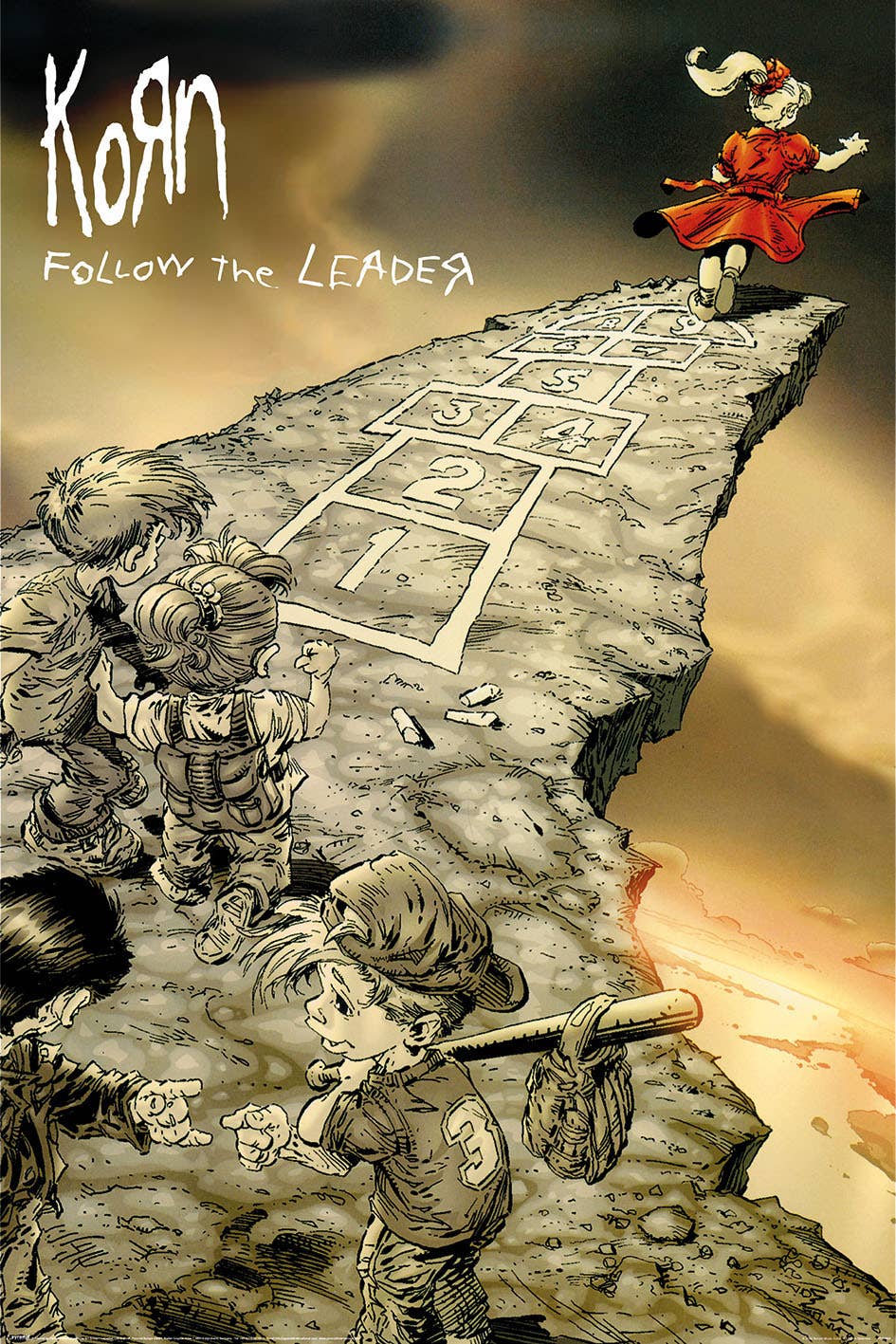Posters Wholesale - Korn Follow The Leader 24X36: Cardboard Back & ClearBag
