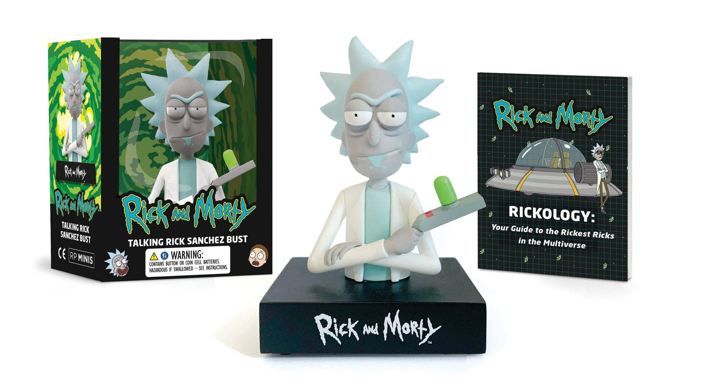 Hachette Book Group - Rick And Morty Talking Rick Sanchez Bust