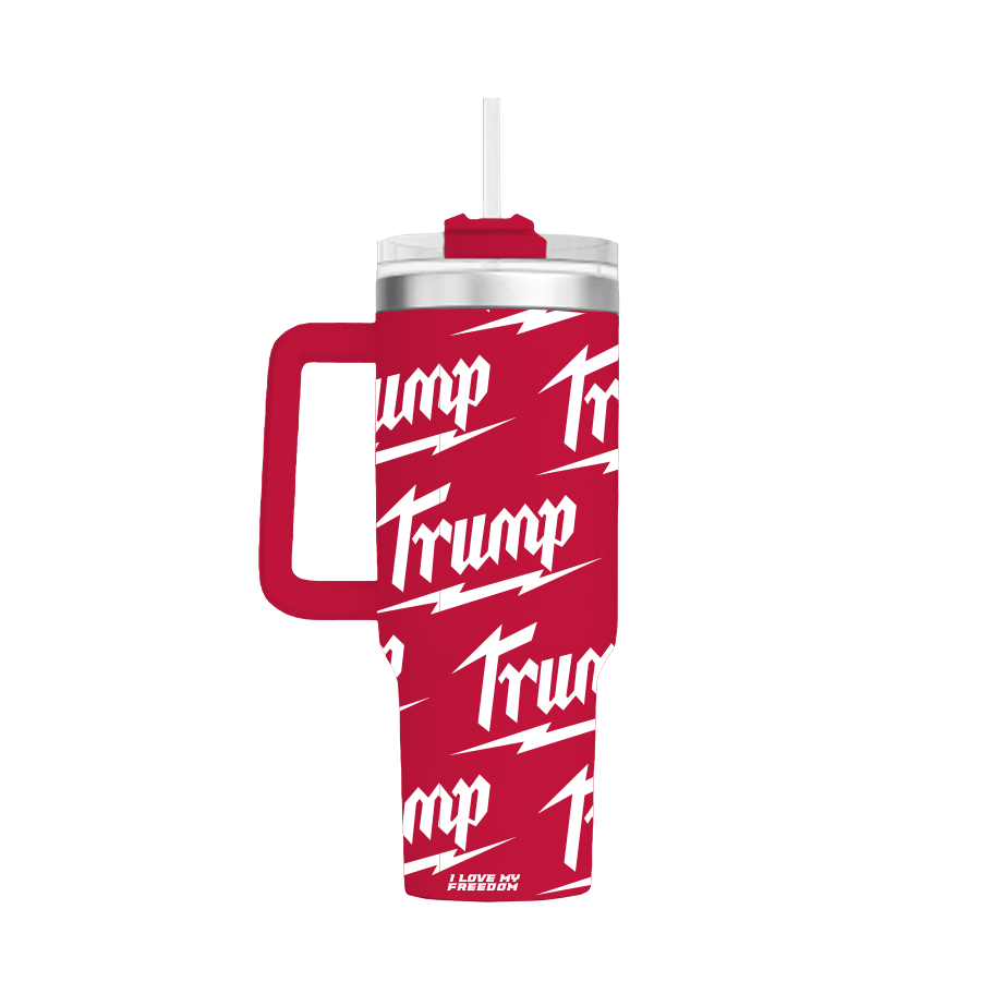 I Love My Freedom - Lightning Bolt - 40oz Tumbler - 2606