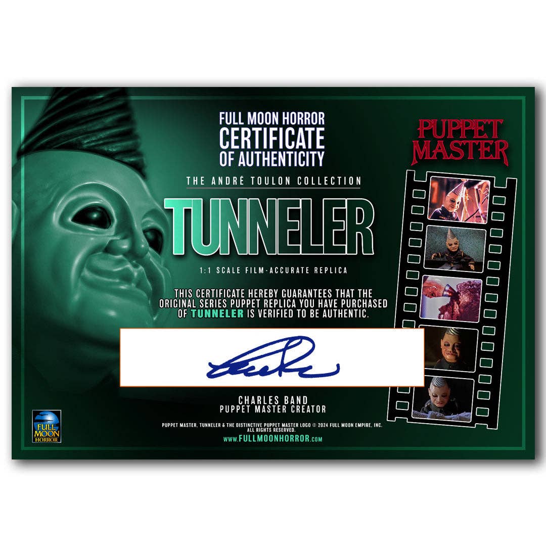 Full Moon Features - The Andre Toulon Puppet Master Replica Collection - TUNNELER