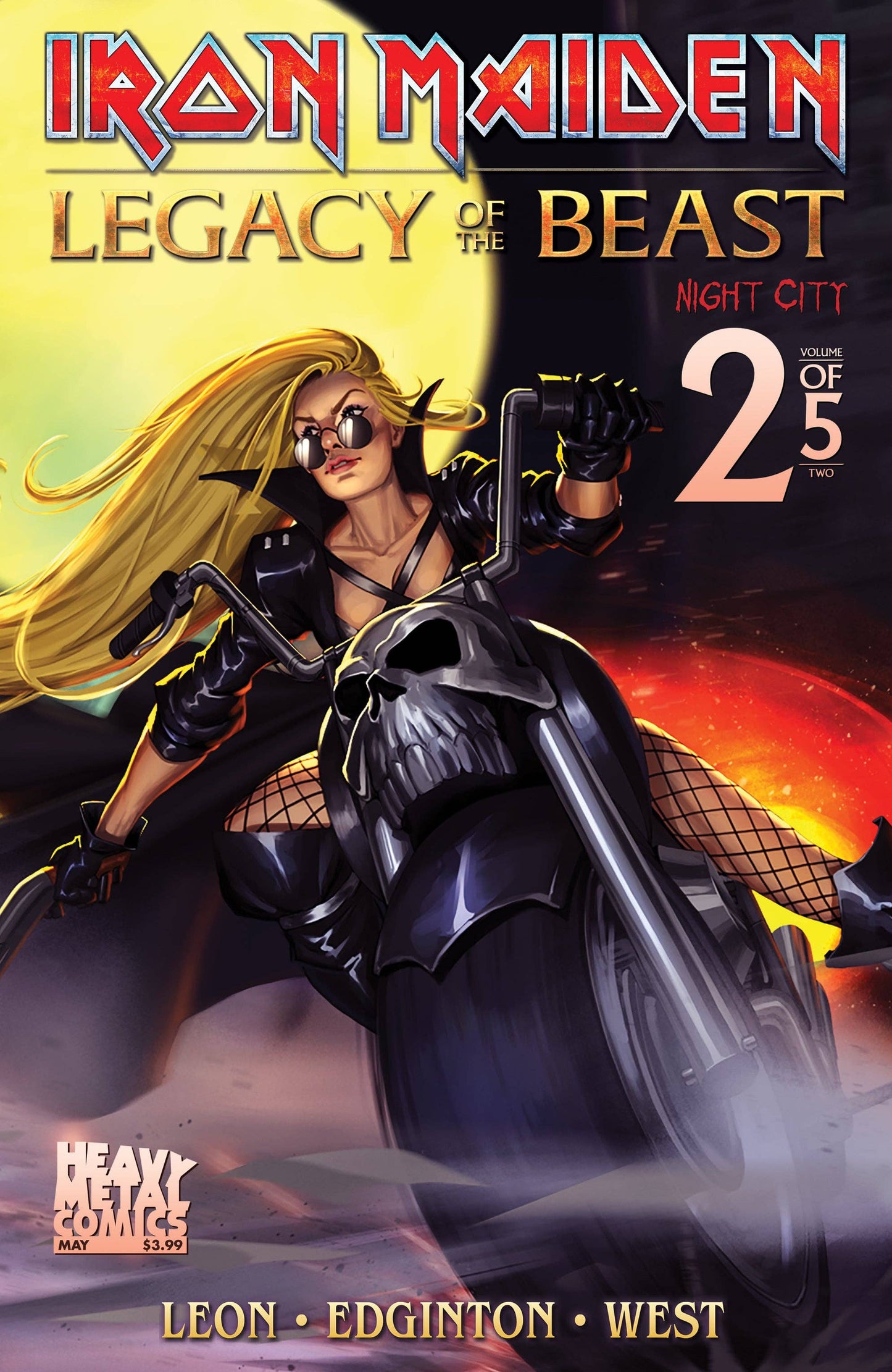 Heavy Metal - Iron Maiden Legacy of the Beast v2: Night City #2 Cvr B Navigator Games: Default Title