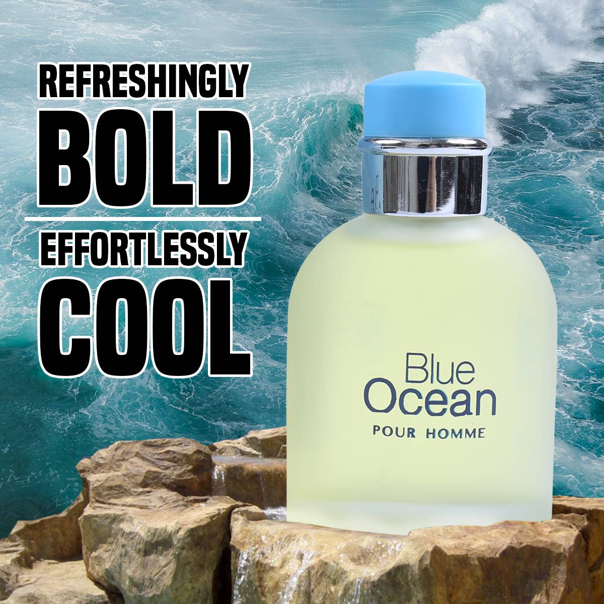 MYS Wholesale Inc - Blue Ocean Eau de Toilette Spray Cologne For Men