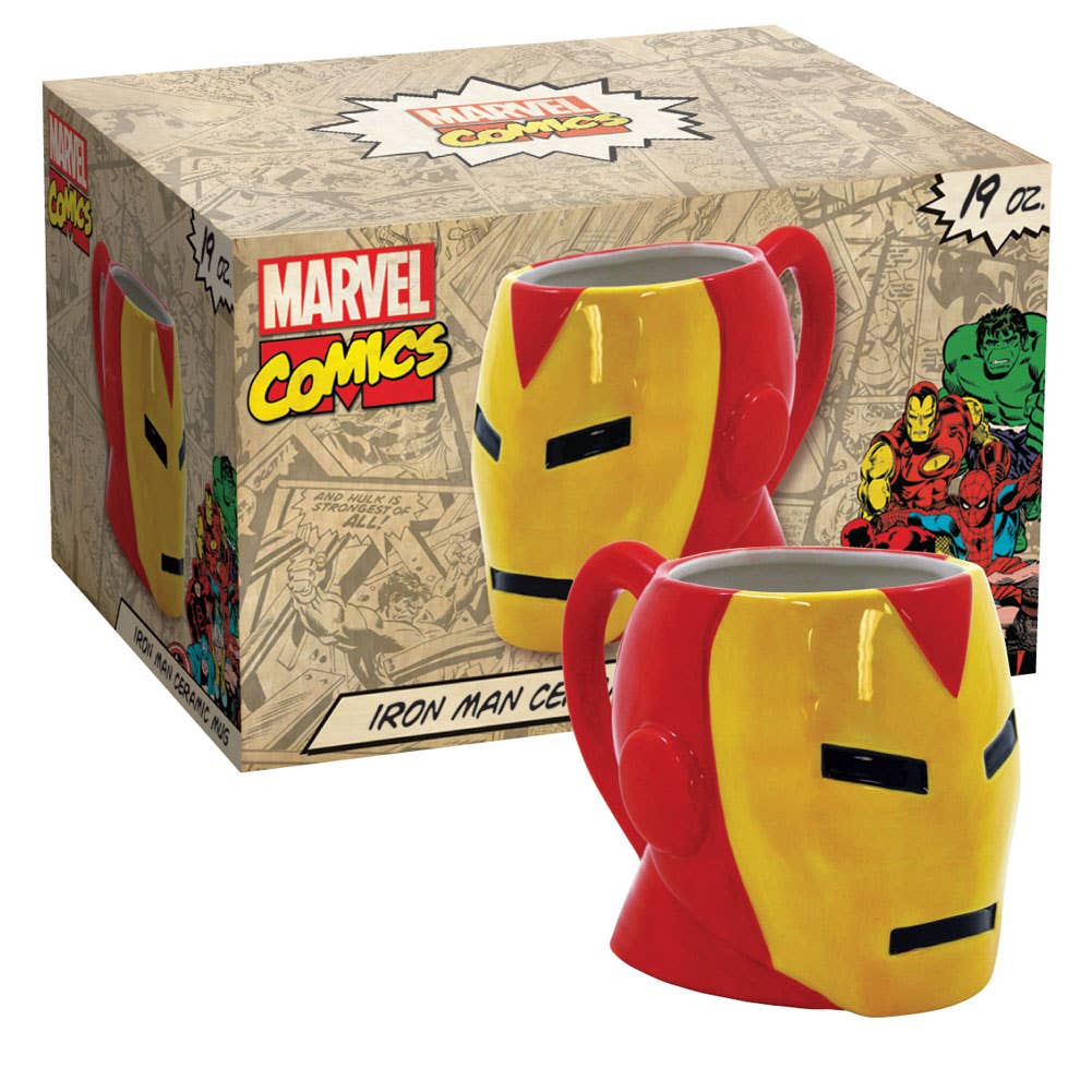 Official Store - Iron Man - Molded Head 19oz Ceramic Mug: OS