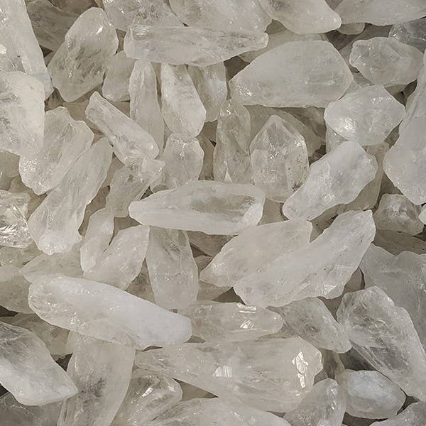 Craftstones - Rough Rock Crystal: 2-3"