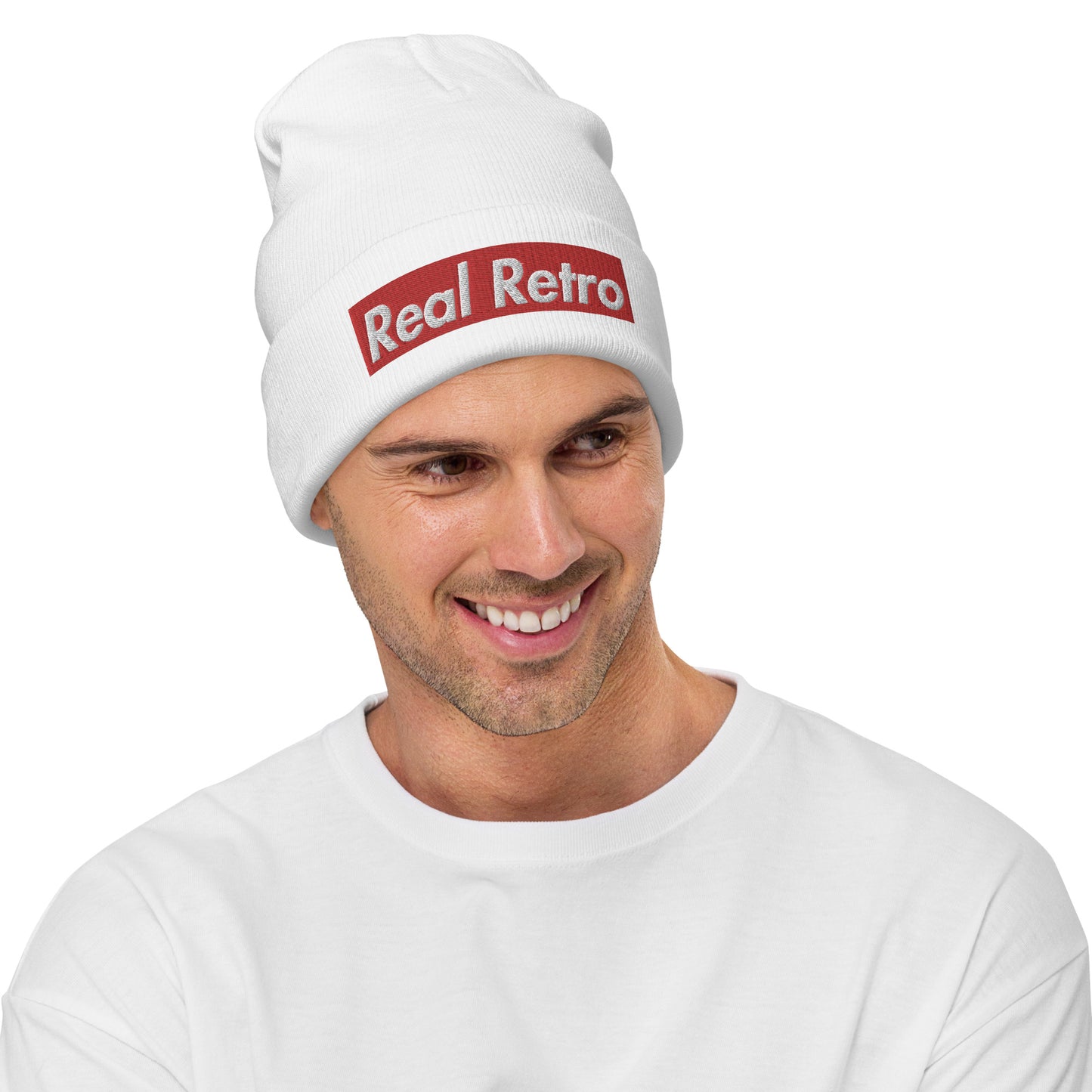 Real Retro Embroidered Beanie
