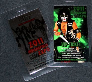2011 Indianapolis KISS Expo Passes Set