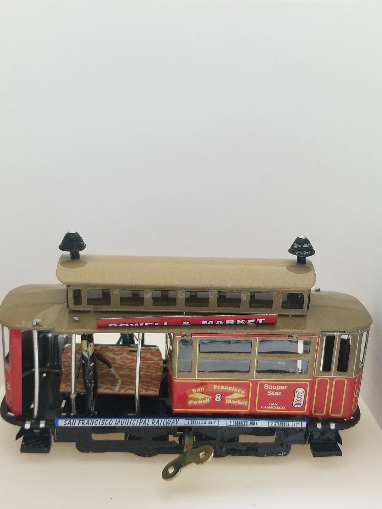 Tin Trolley Wind-up Collector's Toy