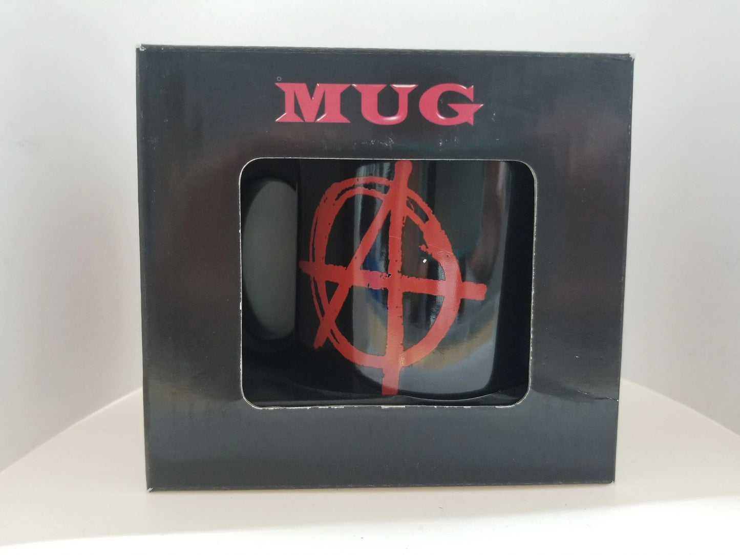 Anarchy Mug Black/Red Ceramic