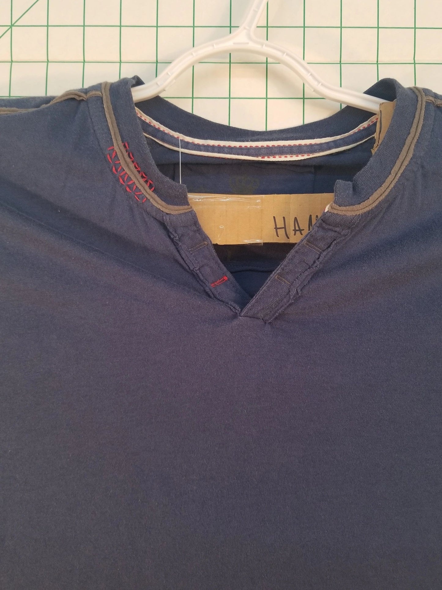 Guess USA Button V-Neck Tee