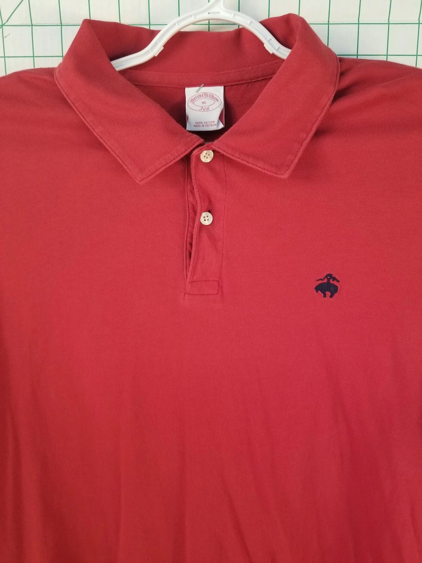 Brooks Brothers Long Sleeve Red Polo XL