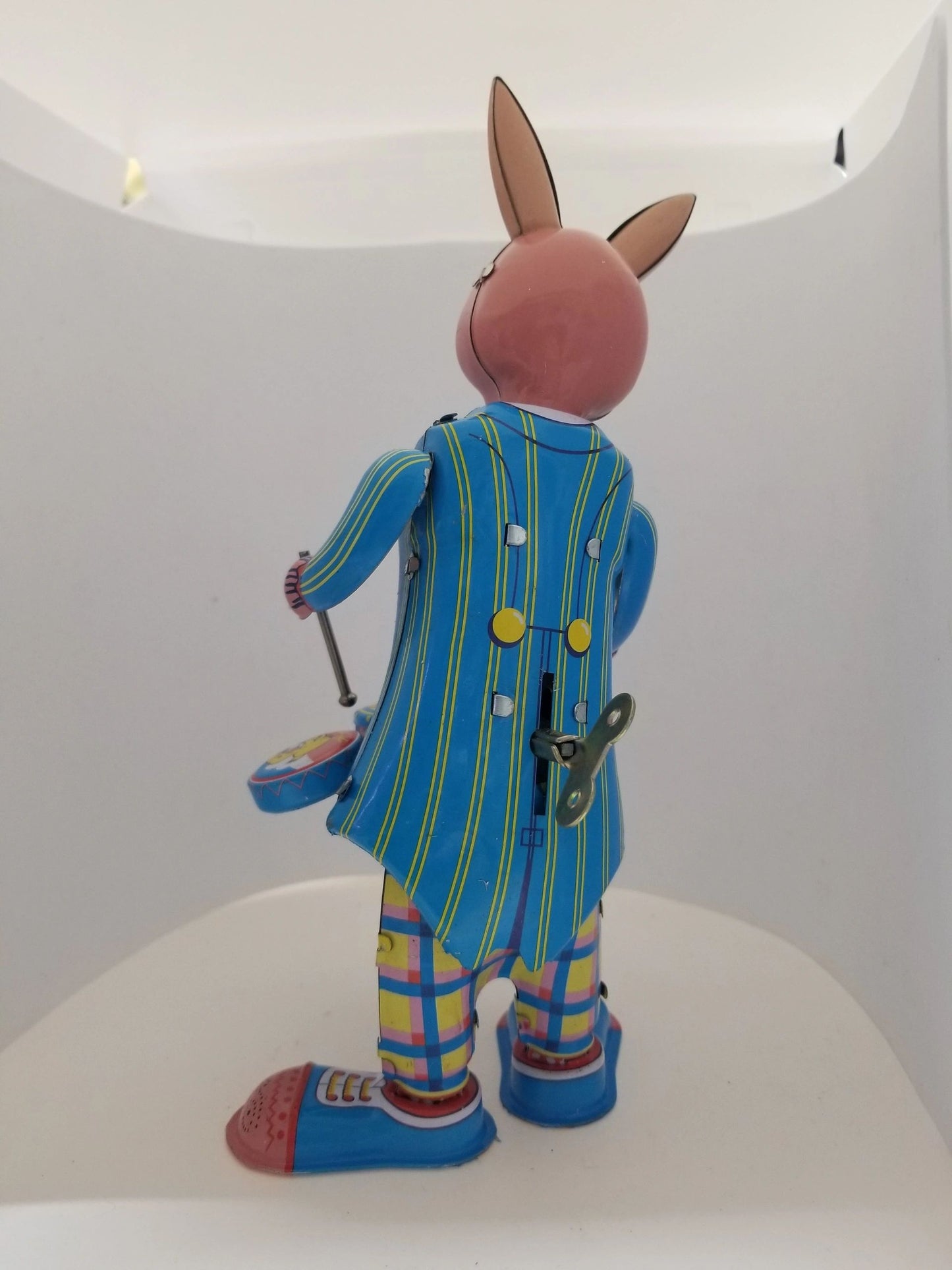 Happy Bunny Tin Drumming Bunny Collector's Toy