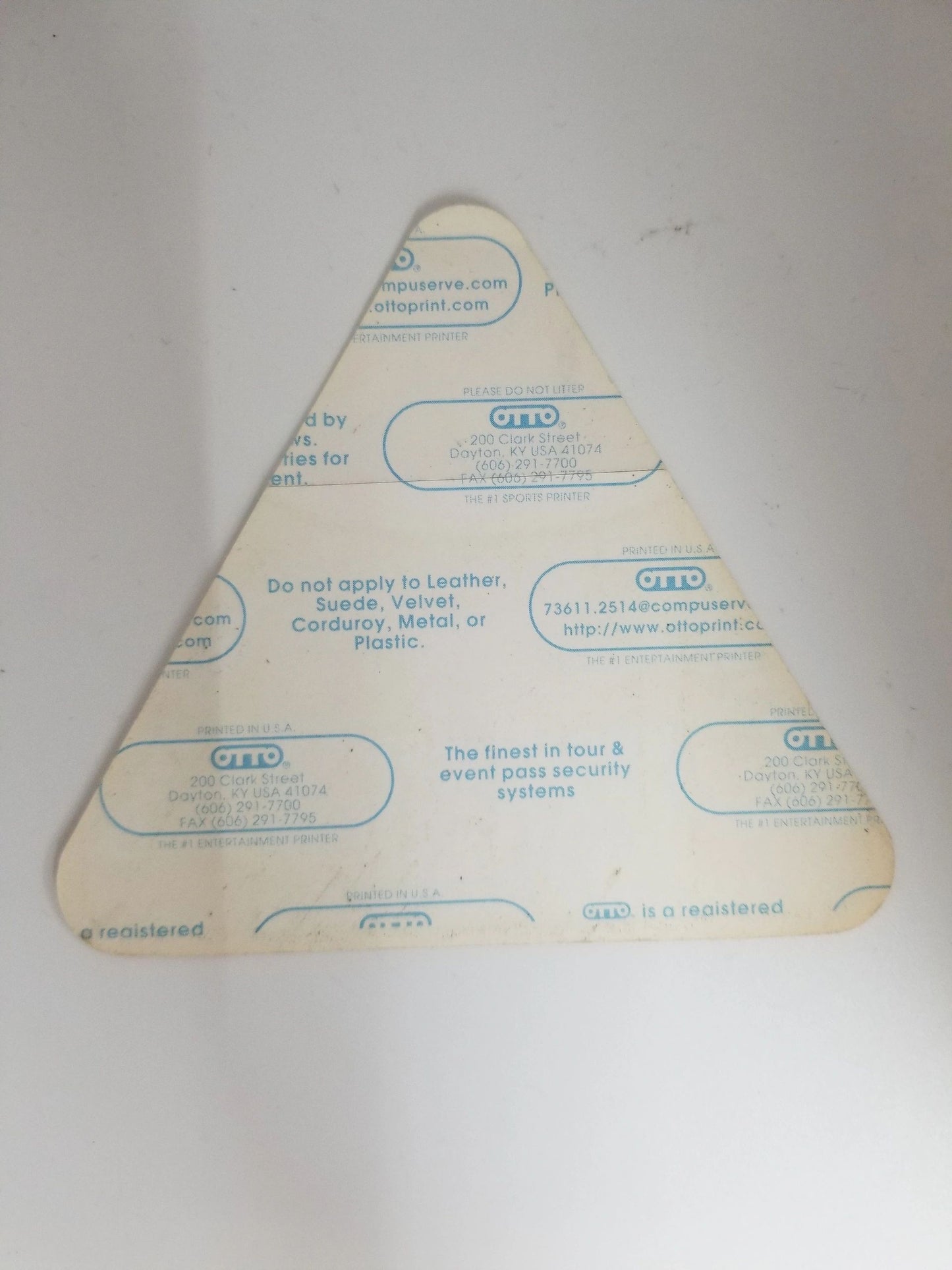 AC/DC "Ballbreaker World Tour" Backstage Pass