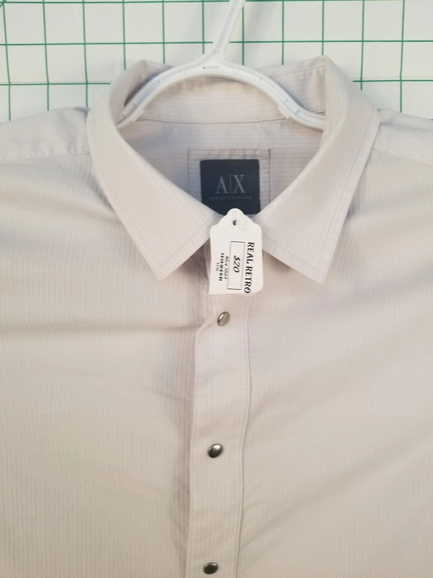 Armani Exchange Short Sleeve Button Down Shirt