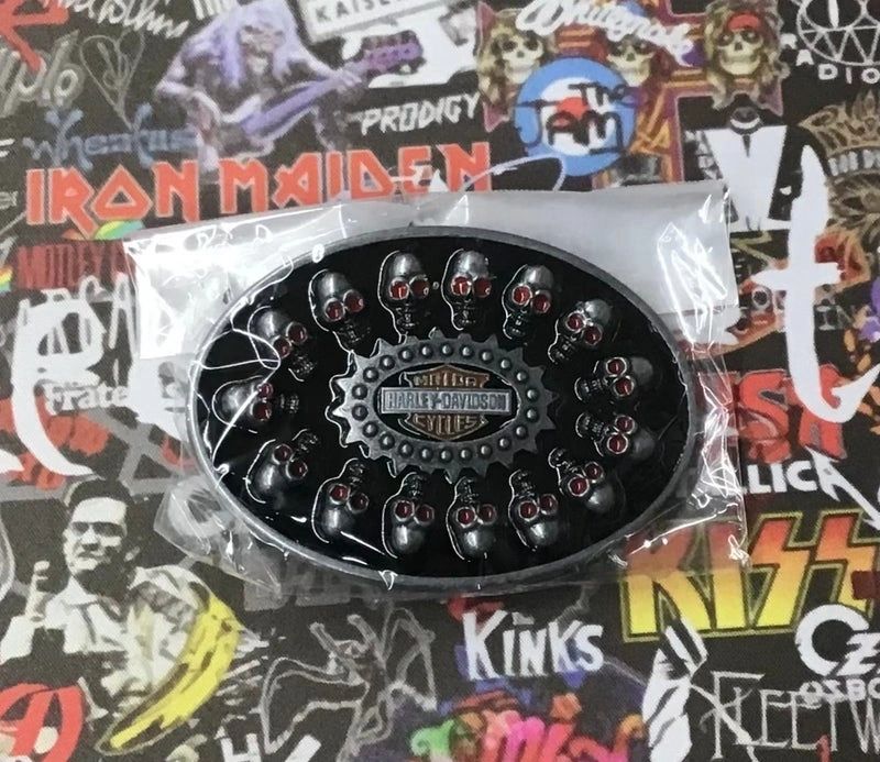 Harley Davidson Skull Belt Buckle