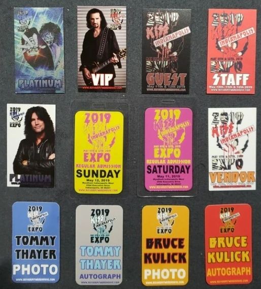 2019 Indianapolis KISS Expo Pass Set