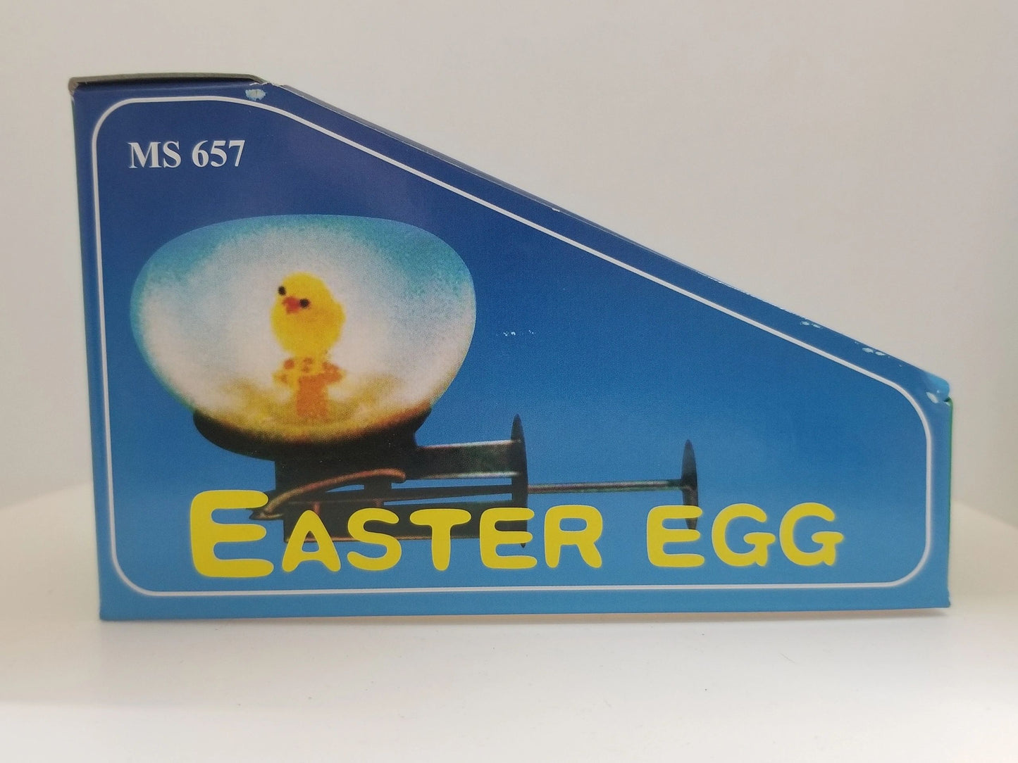 Tin Bird-In-Shell Easter Egg Wind-up Collector's Toy