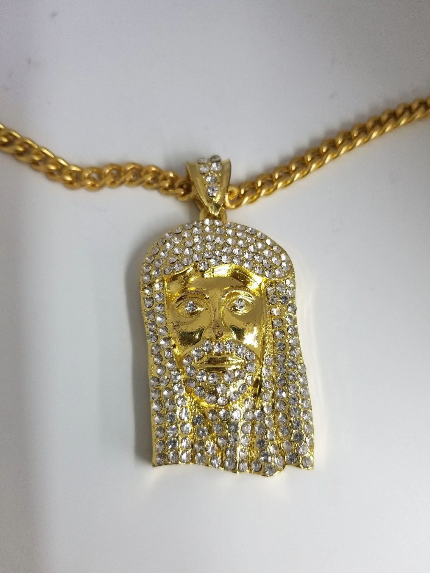 Jewel-inset Gold Charm And Chain Necklace