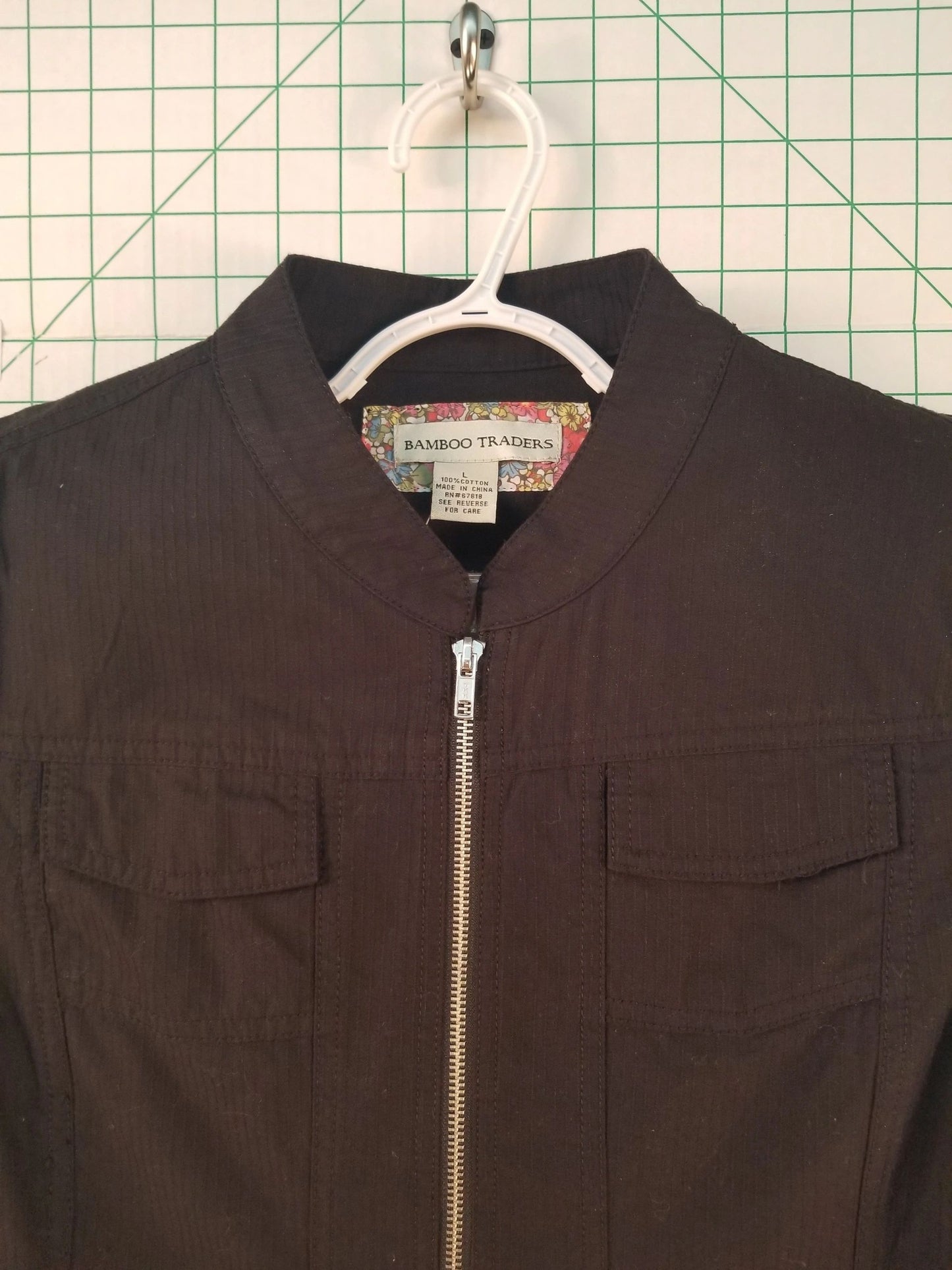 Bamboo Traders Zip-Up Long Sleeve Shirt