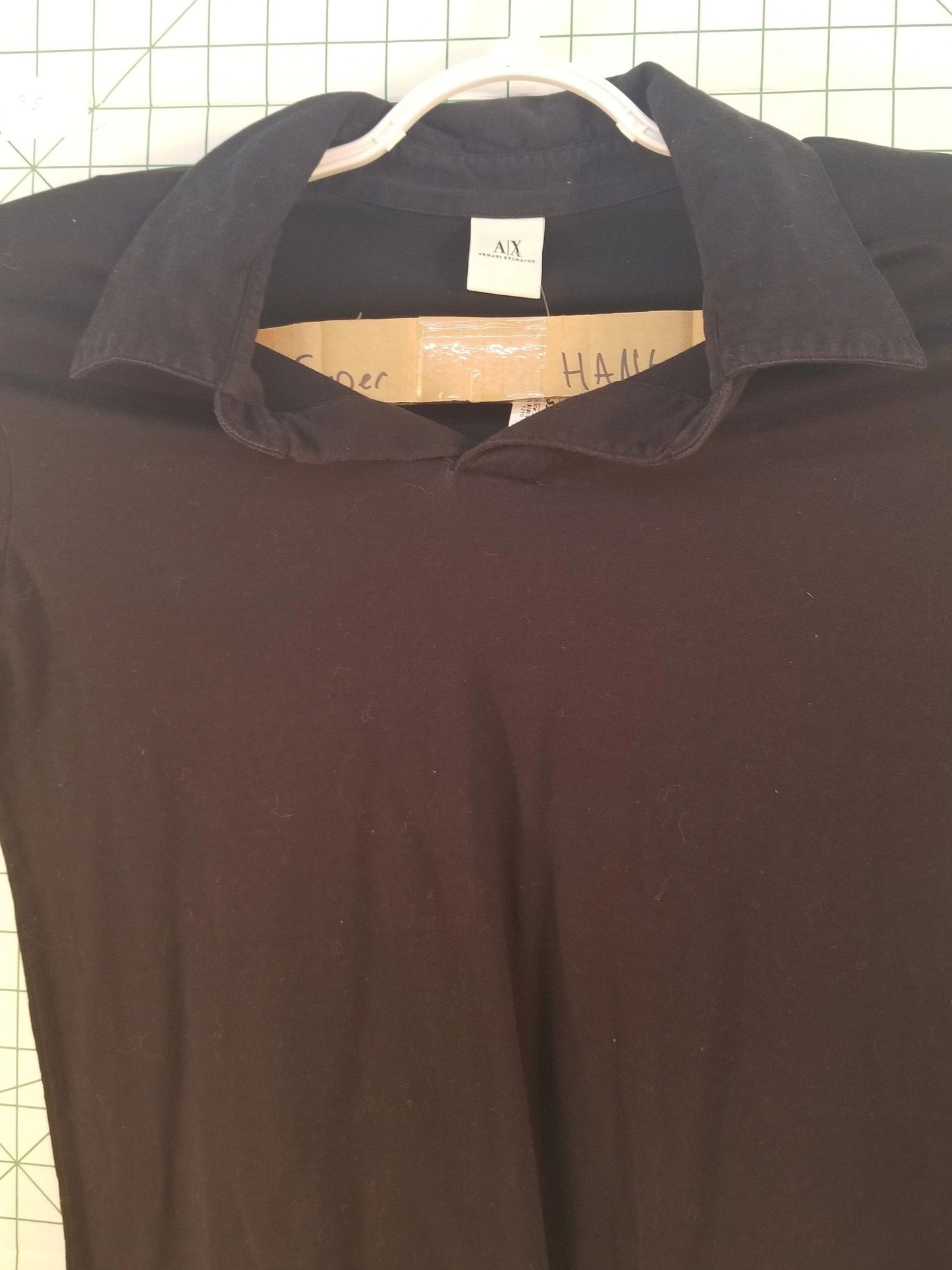 Armani Exchange Long Sleeve Polo