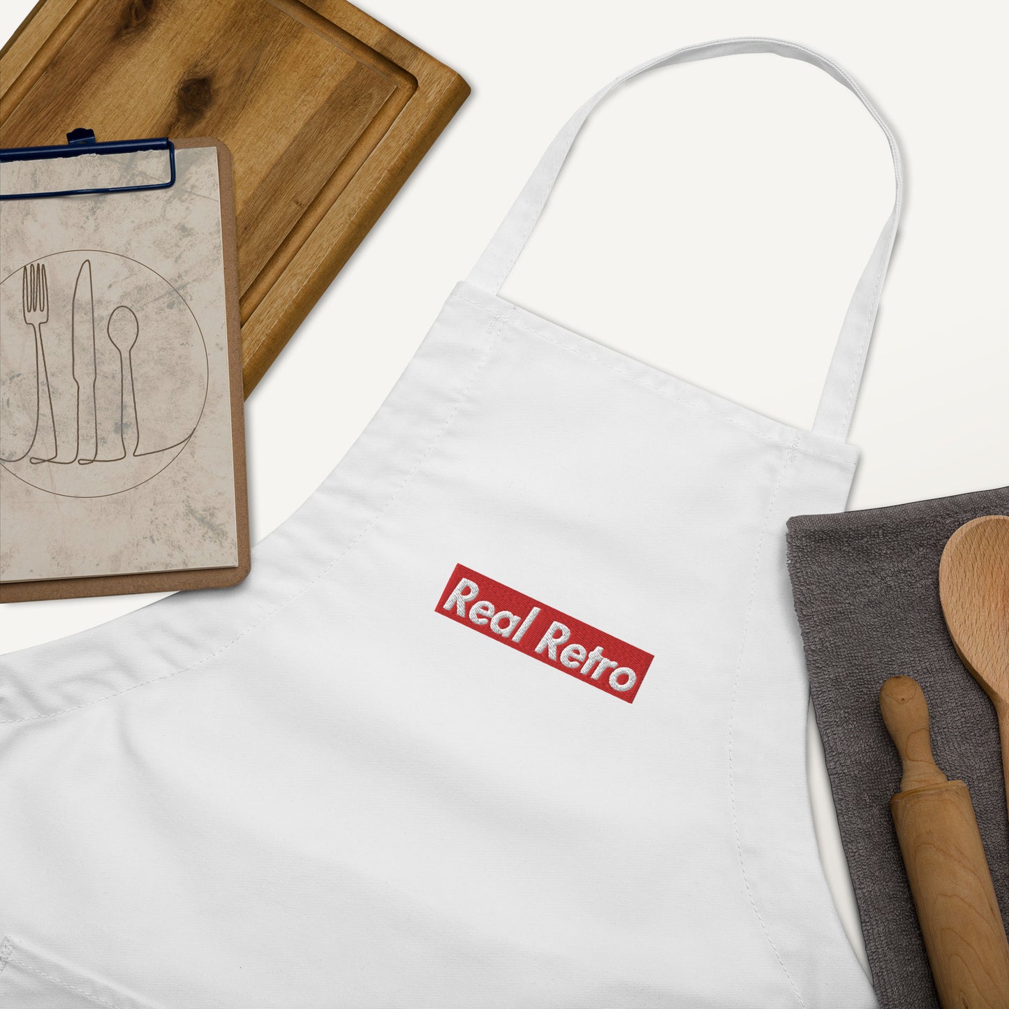 Real Retro Embroidered Apron