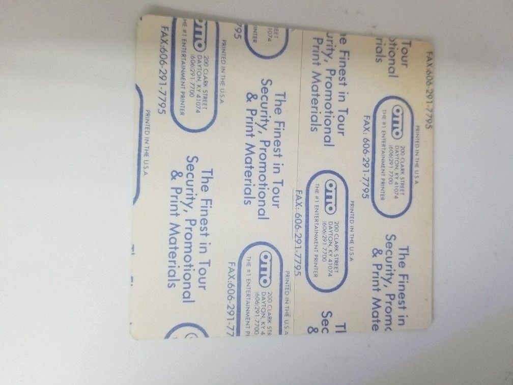 AC/DC The Razor's Edge World Tour 90-91 Backstage Pass