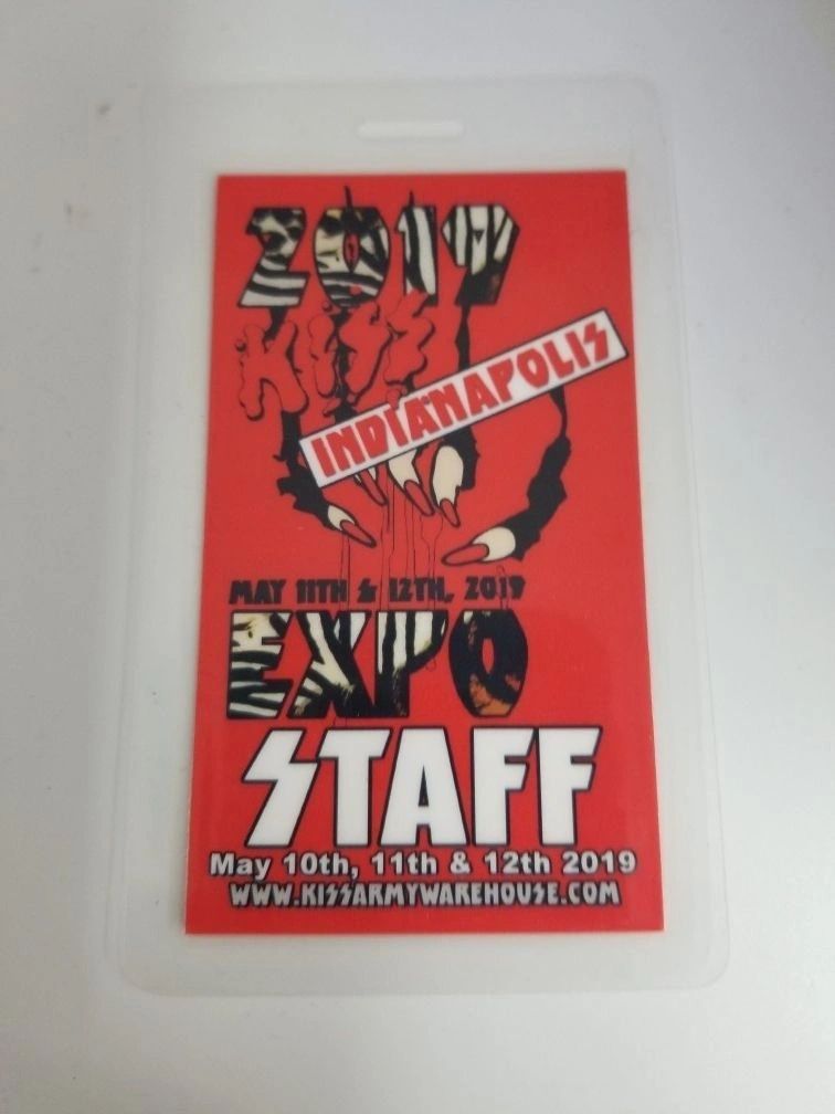 2019 Indianapolis KISS Expo Backstage Pass
