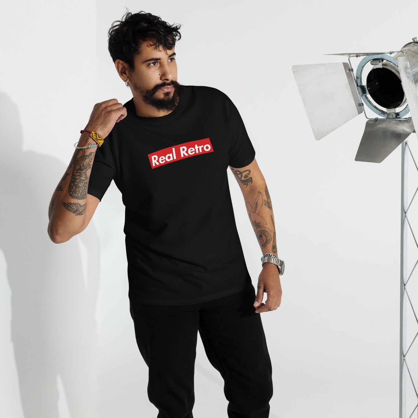 Real Retro Joker Men’s premium heavyweight tee