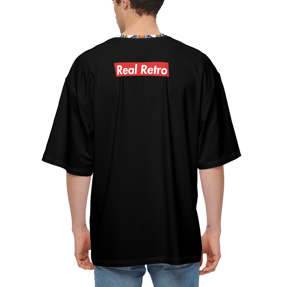 Real Retro Men’s Oversized Short-Sleeve T-Shirt