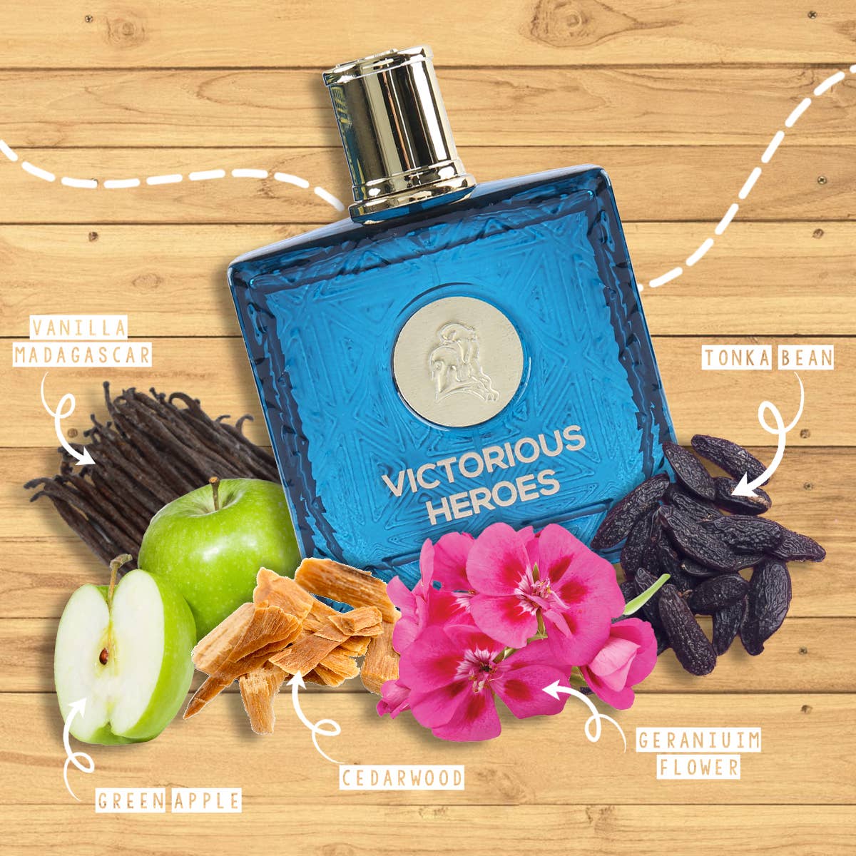 MYS Wholesale Inc - Victorious Heroes Spray Cologne Eau De Toilette For Men