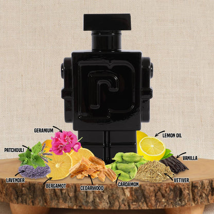 MYS Wholesale Inc - Robot Black Spray Cologne Eau De Toilette for Men