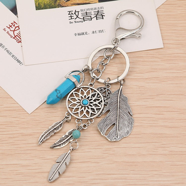 European And American Dreamcatcher Gossip Car Key Ring