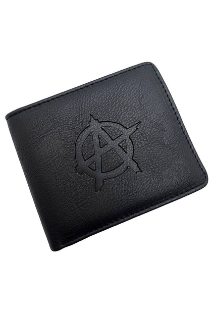 vampirefreaks - Anarchy Emboss Bifold Wallet w/ Chain
