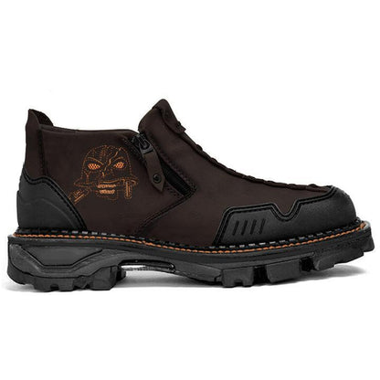 Men's Dr Martens Boots Halloween Skull Booties