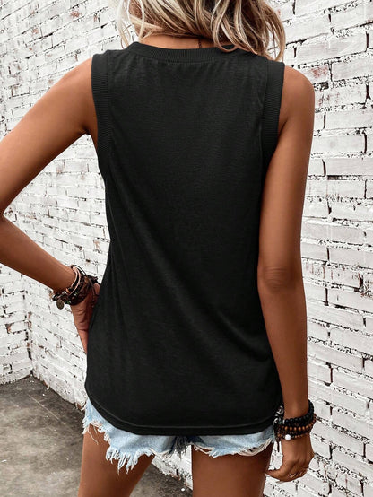 Fashion Sleeveless Comfortable T-shirt Women