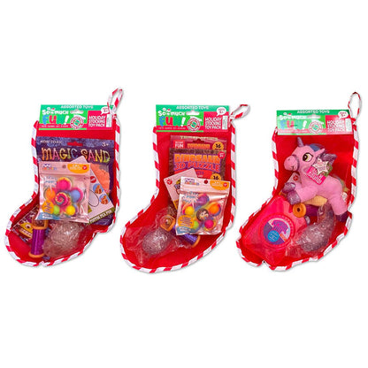 Novelty Closeout - Christmas Mystery Stocking Fidget Toy Assortment- 6/Pack: Closeout Price