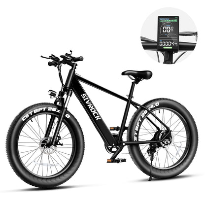 Sivrock Professional Electric Bike For Adults, 26 X 4.0 Inches Fat Tire Electric Mountain Bicycle, 1000W Motor 48V 15Ah Ebike For Trail Riding, Excursion And Commute, UL And GCC Certified