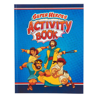 Christian Art Gifts - Kid Book Super Heroes Activity Book Softcover