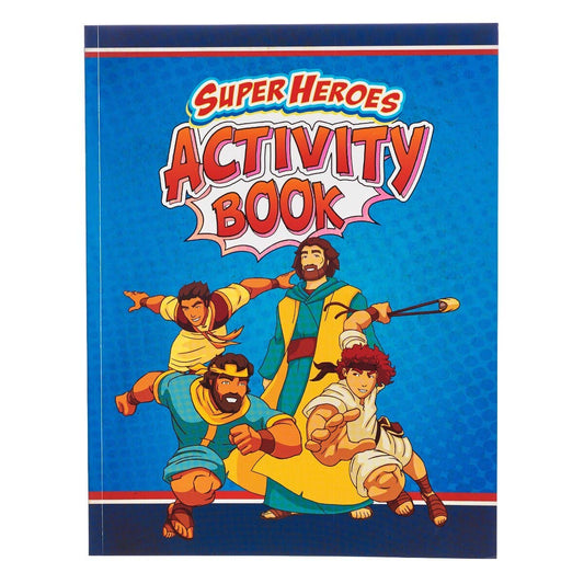 Christian Art Gifts - Kid Book Super Heroes Activity Book Softcover