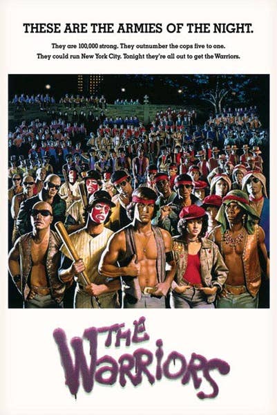 Posters Wholesale - The Warriors Armies of the Night Movie Poster Size 24X36: Cardboard Back & Clear Bag
