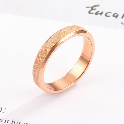 Fashion Stainless Steel Female Ring