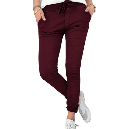 Women's Fashion Casual Slim Fit Skinny Elastic Pants