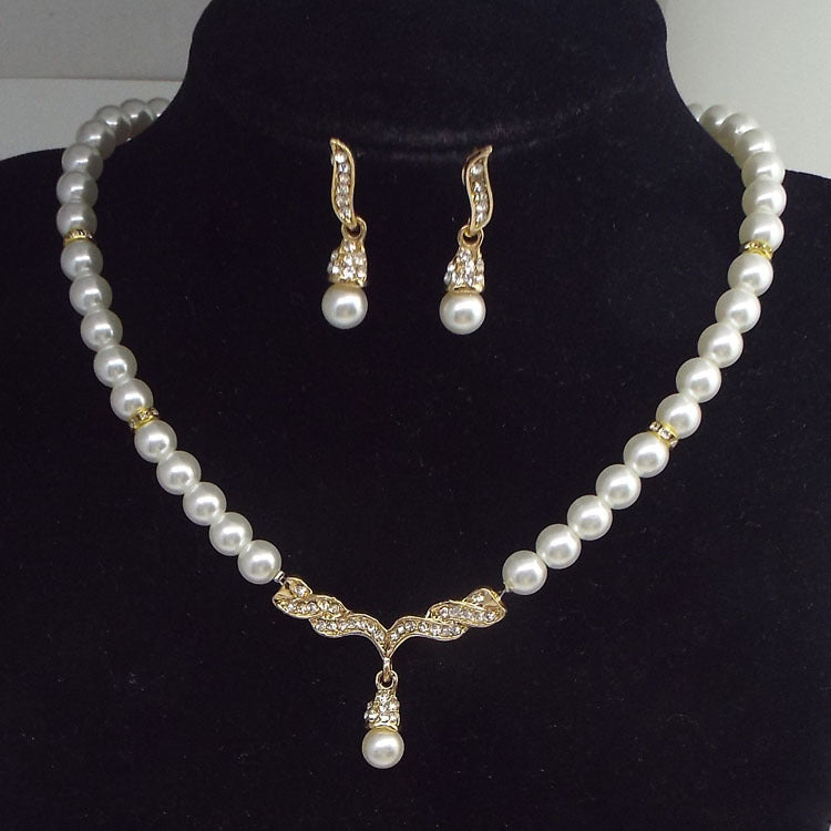 Fashion Personality Necklace And Earrings Suite