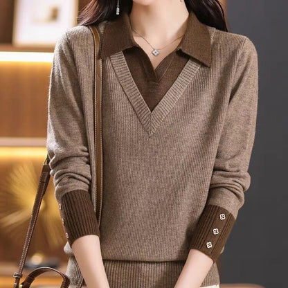 Women's Fashionable Stylish Shirt Sweater Bottoming Shirt