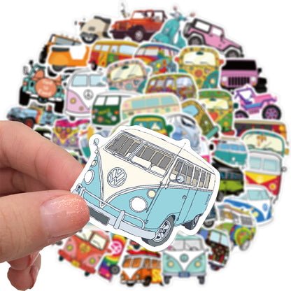 Hip-Hop Style Outdoor Bus Bike Graffiti Stickers Luggage Laptop Waterproof Without Leaving Glue Stickers